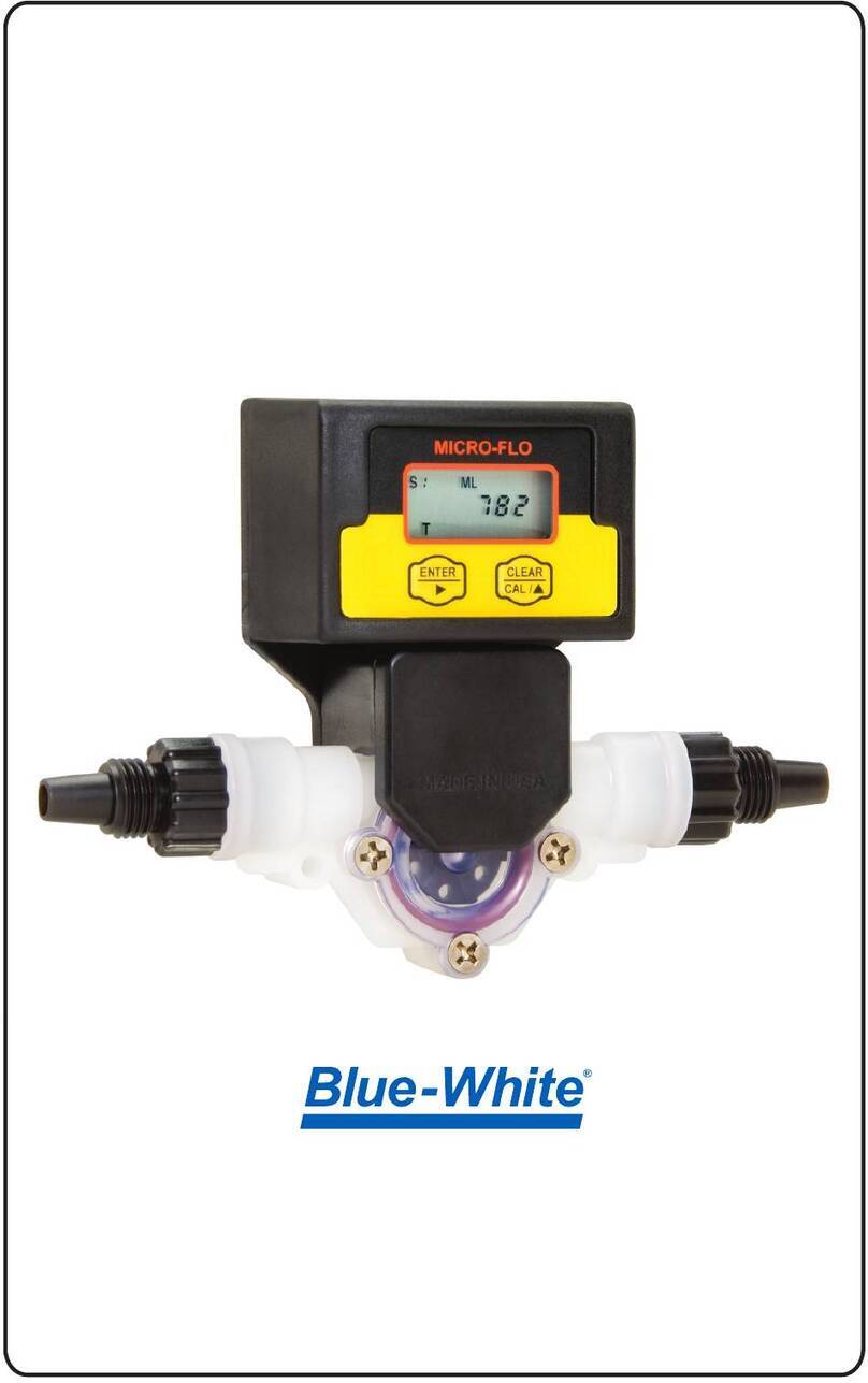 Blue-White MICRO-FLO User manual Blue-White MICRO-FLO User manual