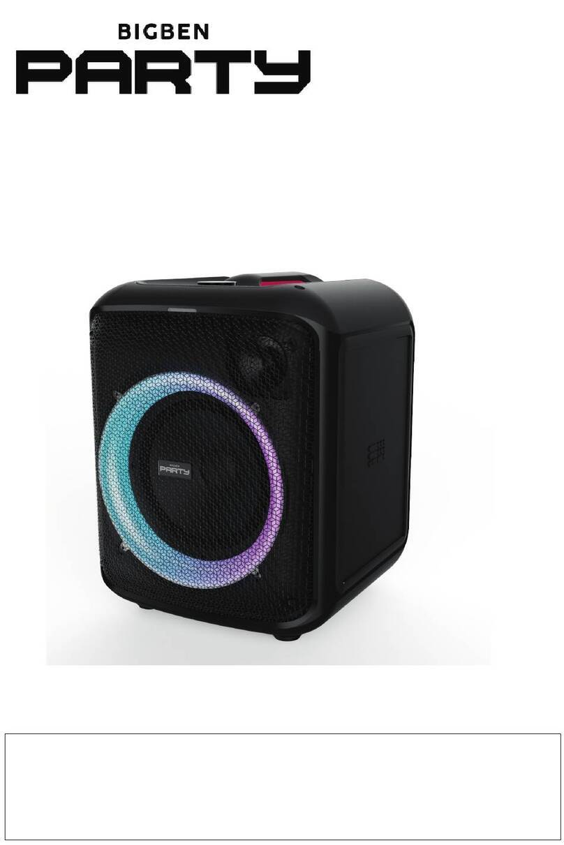 Bigben PARTY CUBE User manual