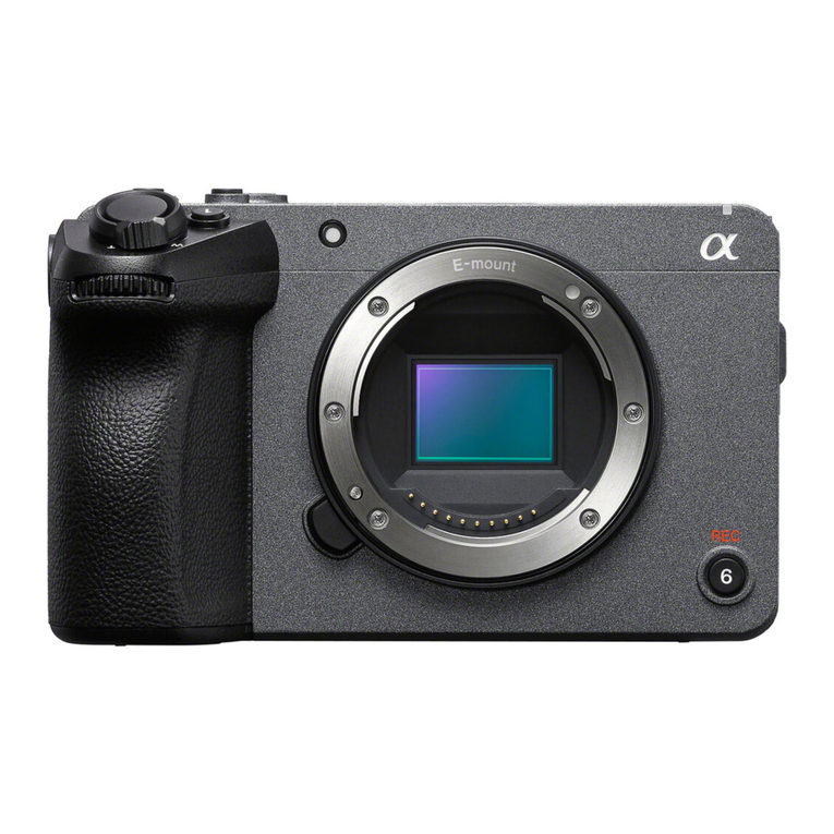 Sony FX30 User manual