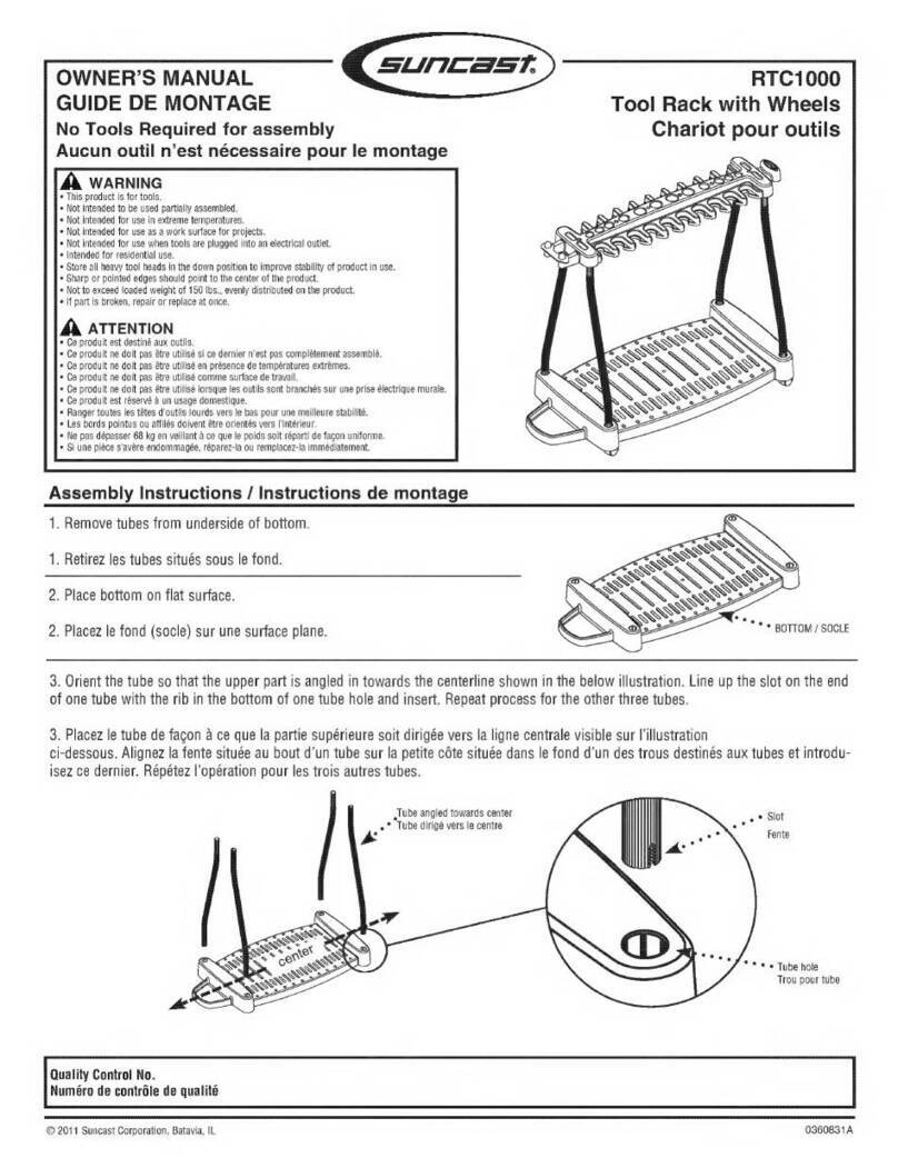Suncast RTC1000 User manual Suncast RTC1000 User manual