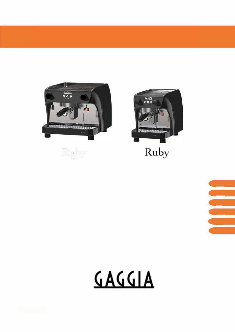 Gaggia Ruby PRO User manual