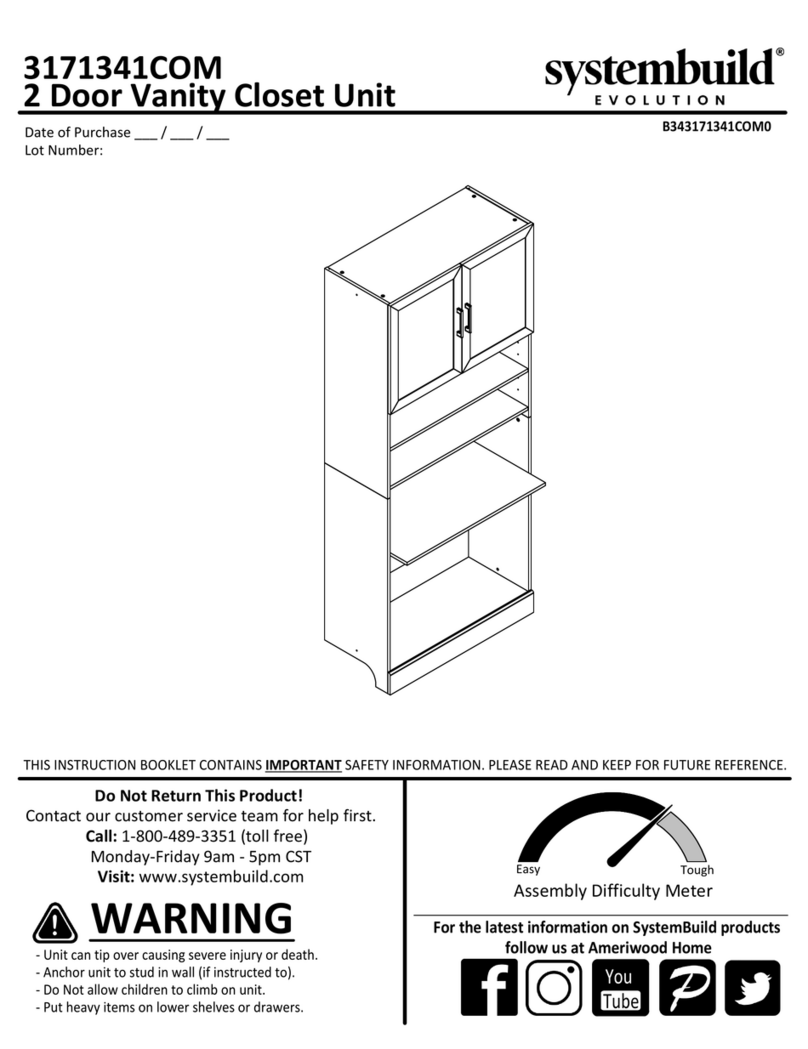 Systembuild Evolution 3171341COM User manual