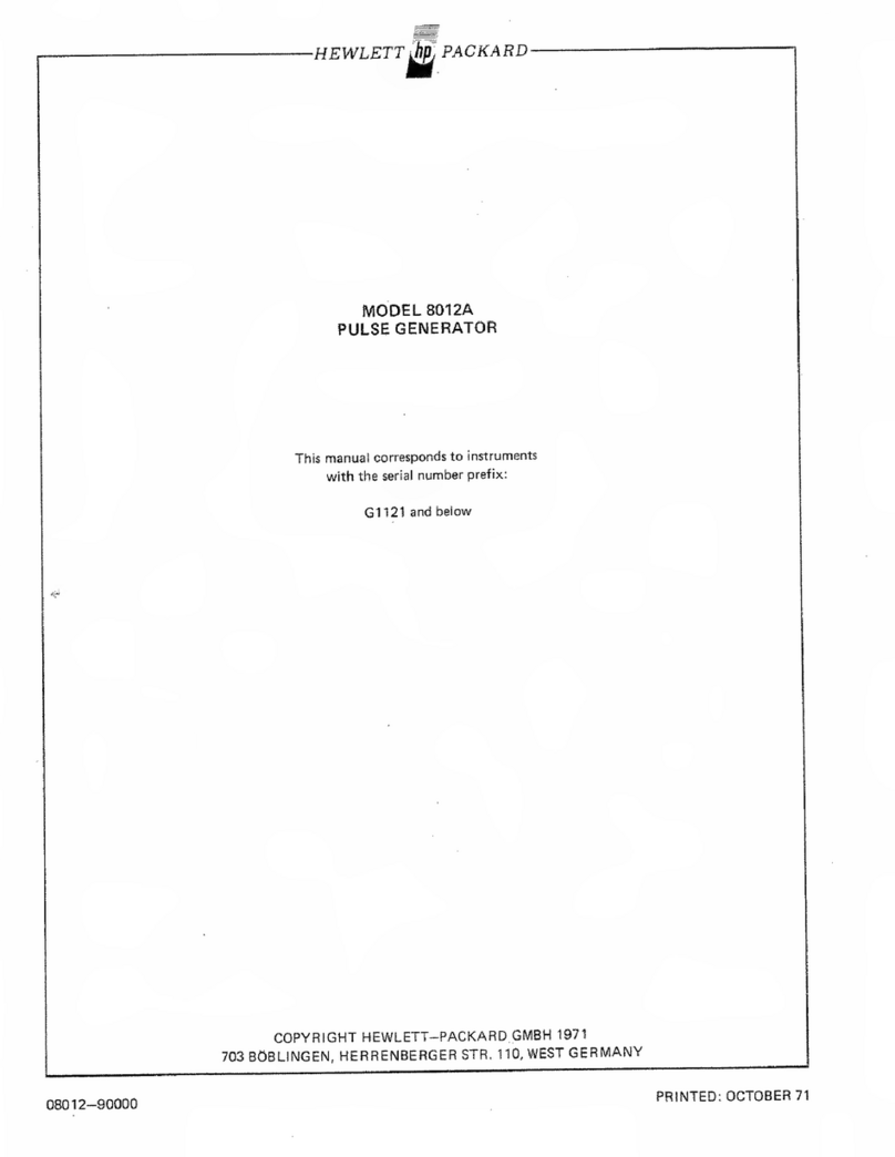HP 8012A manual