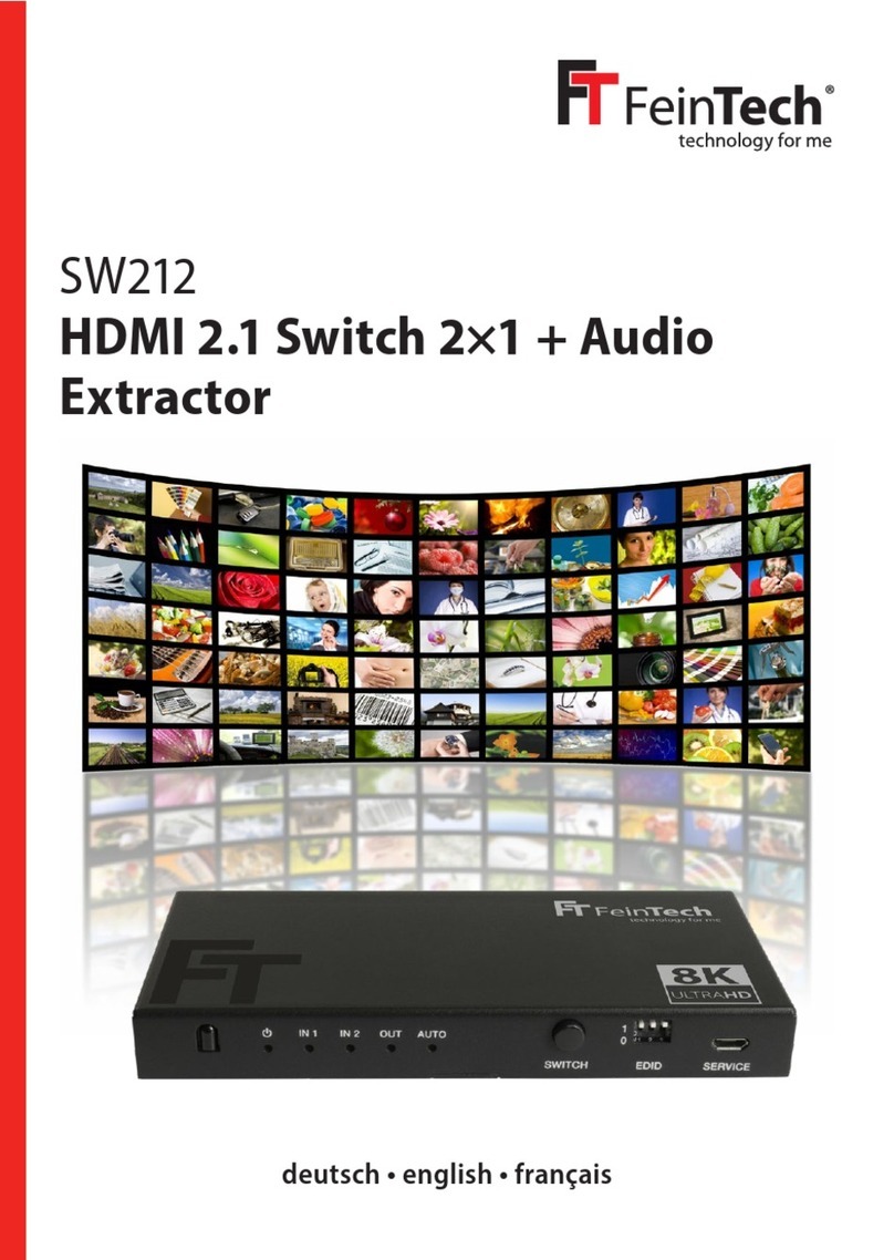 FeinTech SW212 User manual
