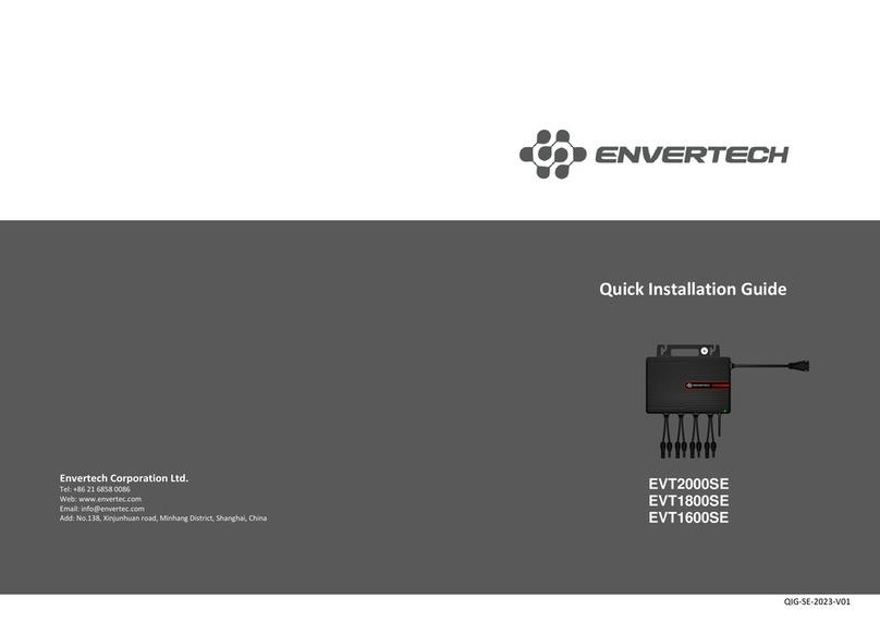 Envertech EVT2000SE User manual