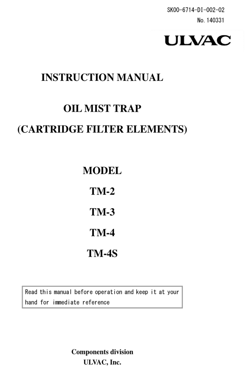 Ulvac TM-2 User manual