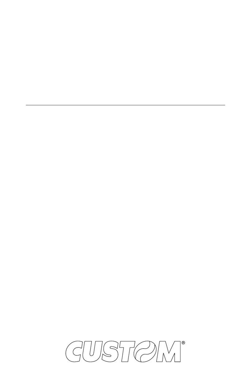 Custom Audio Electronics K-80 Installation instructions