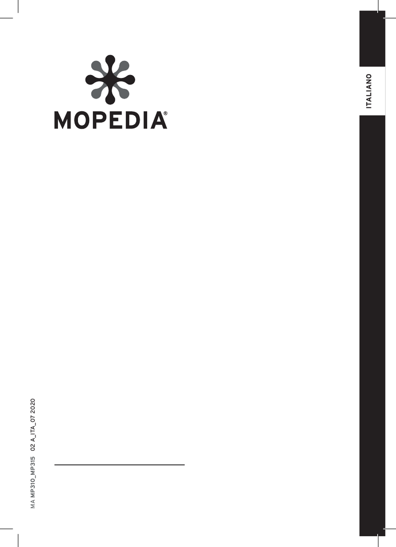 Moretti MOPEDIA MP310 User manual
