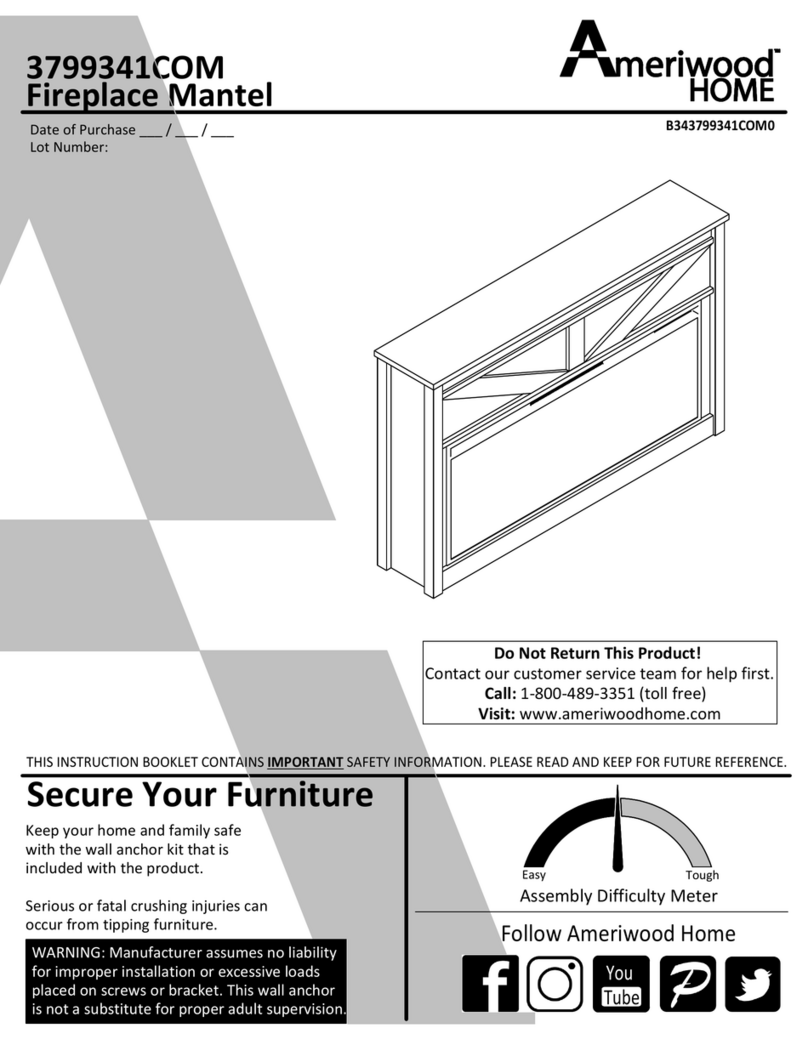Ameriwood HOME 3799341COM User manual Ameriwood HOME 3799341COM User manual