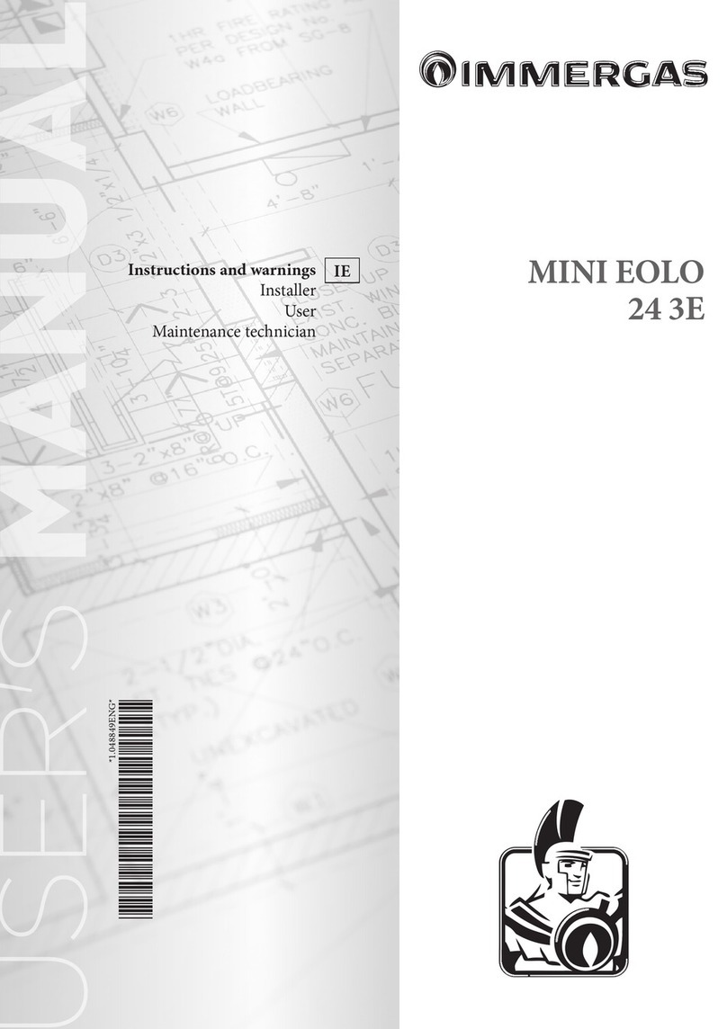 Immergas Mini Eolo 24 3 E Product manual