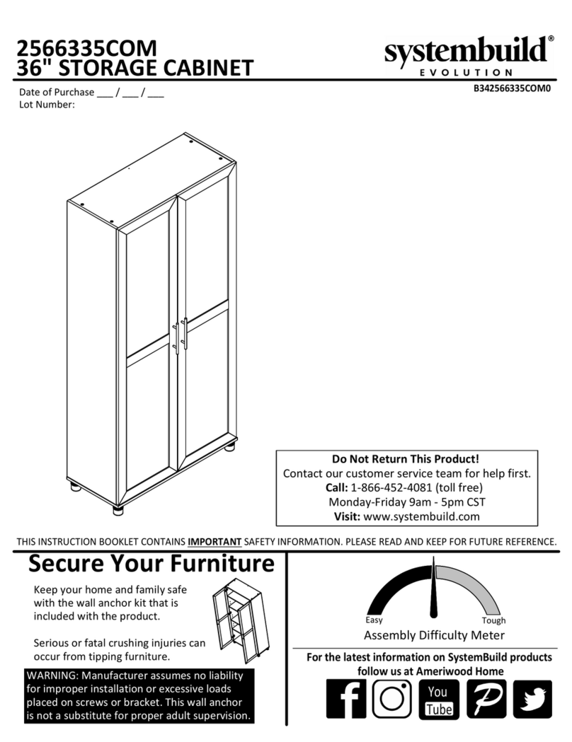 Systembuild Evolution 2566335COM User manual