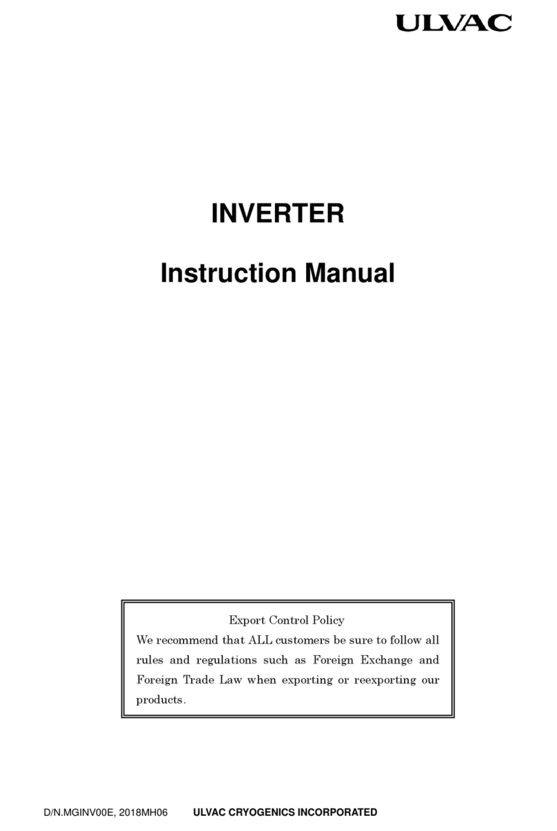 Ulvac FR-E720 User manual