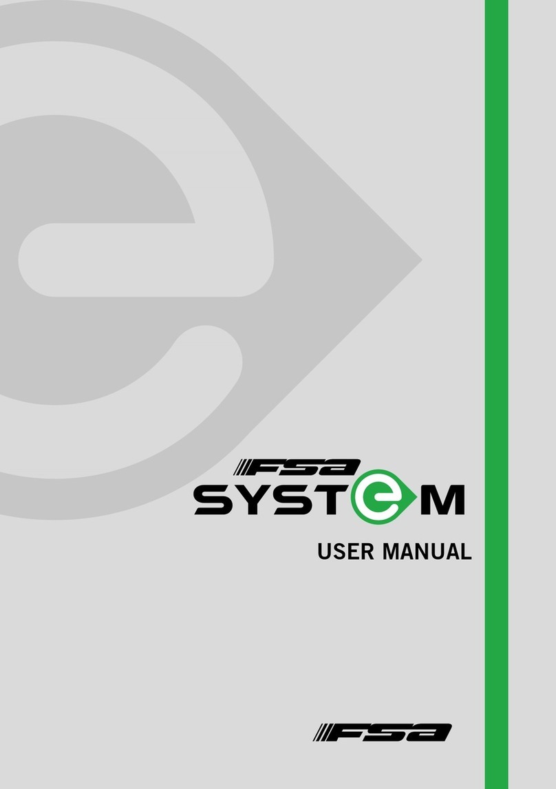 FSA E-SYSTEM User manual