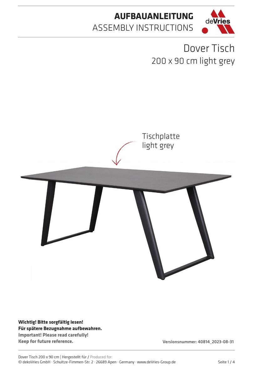 deVRIES Dover User manual