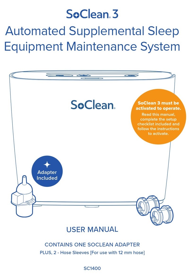 SoClean 3 User manual
