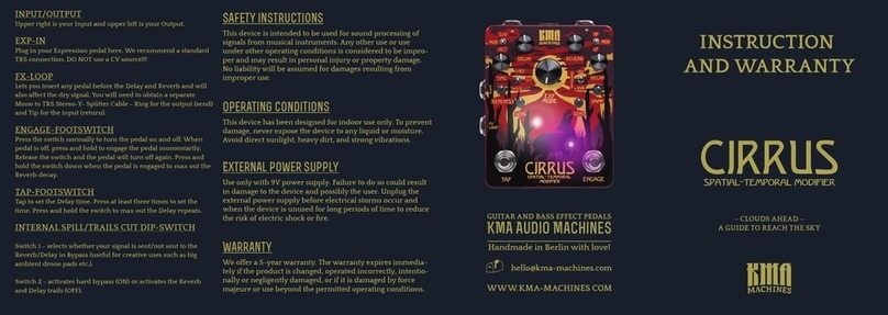 KMA CIRRUS SPATIAL-TEMPORAL MODIFIER User manual