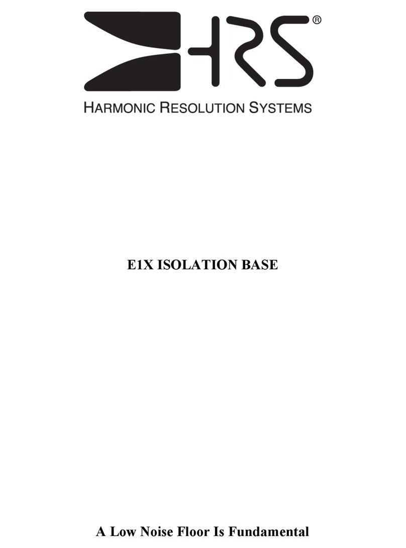 HRS E1X User manual
