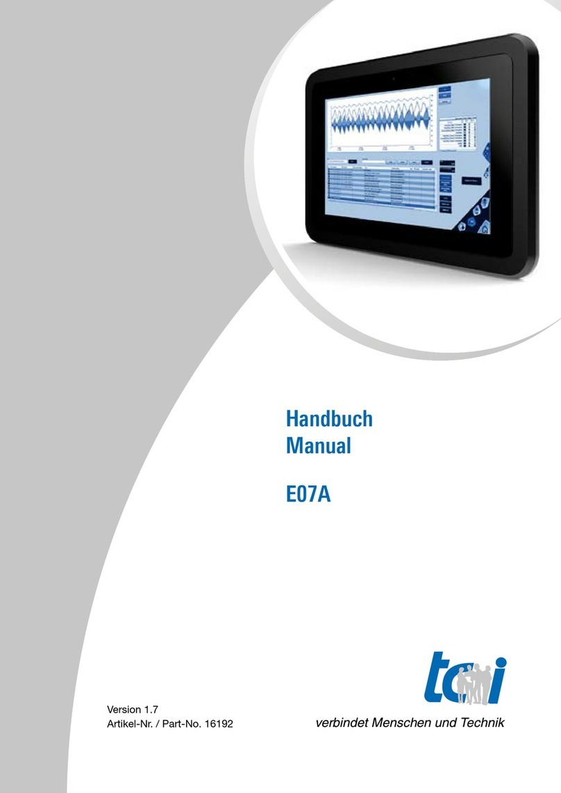TCi E07A User manual