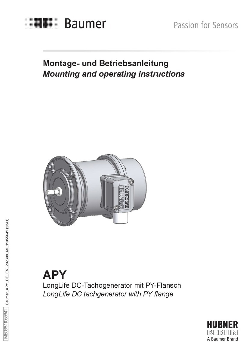 Baumer APY Service manual