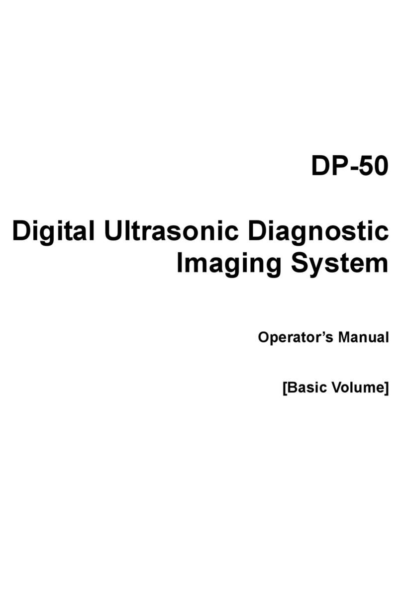 Mindray DP-50 User manual