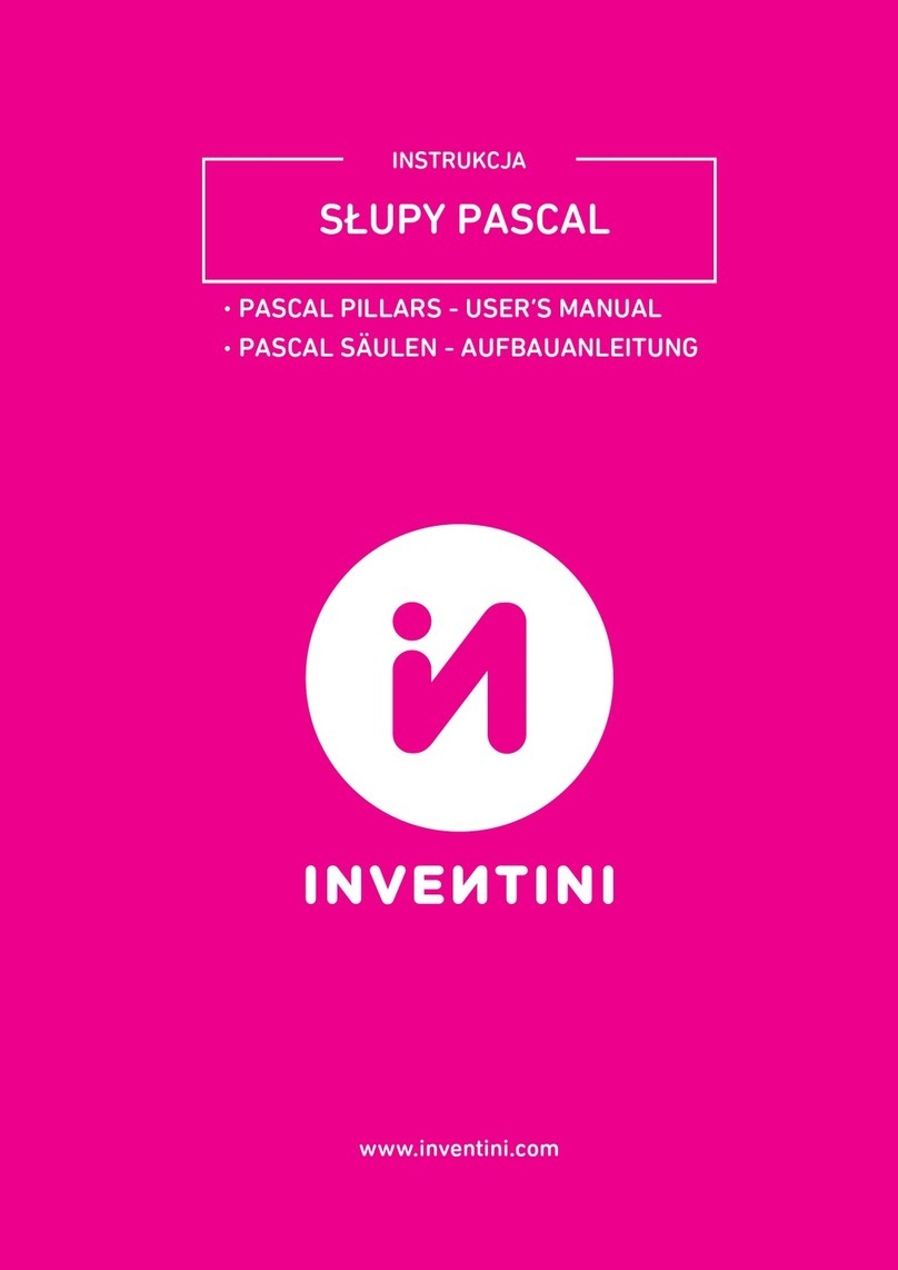 Inventini PASCAL PILLARS User manual