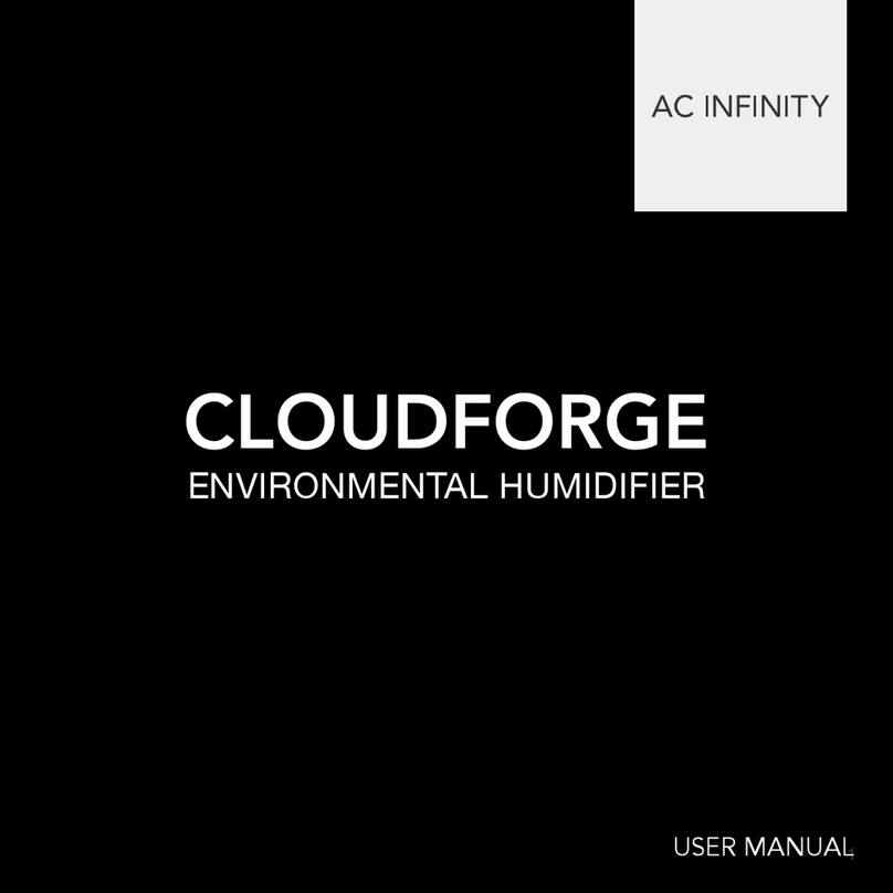 AC Infinity CLOUDFORGE User manual