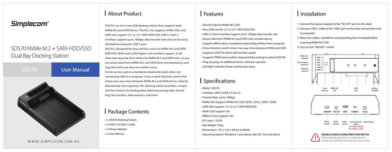Simplecom SD570 User manual