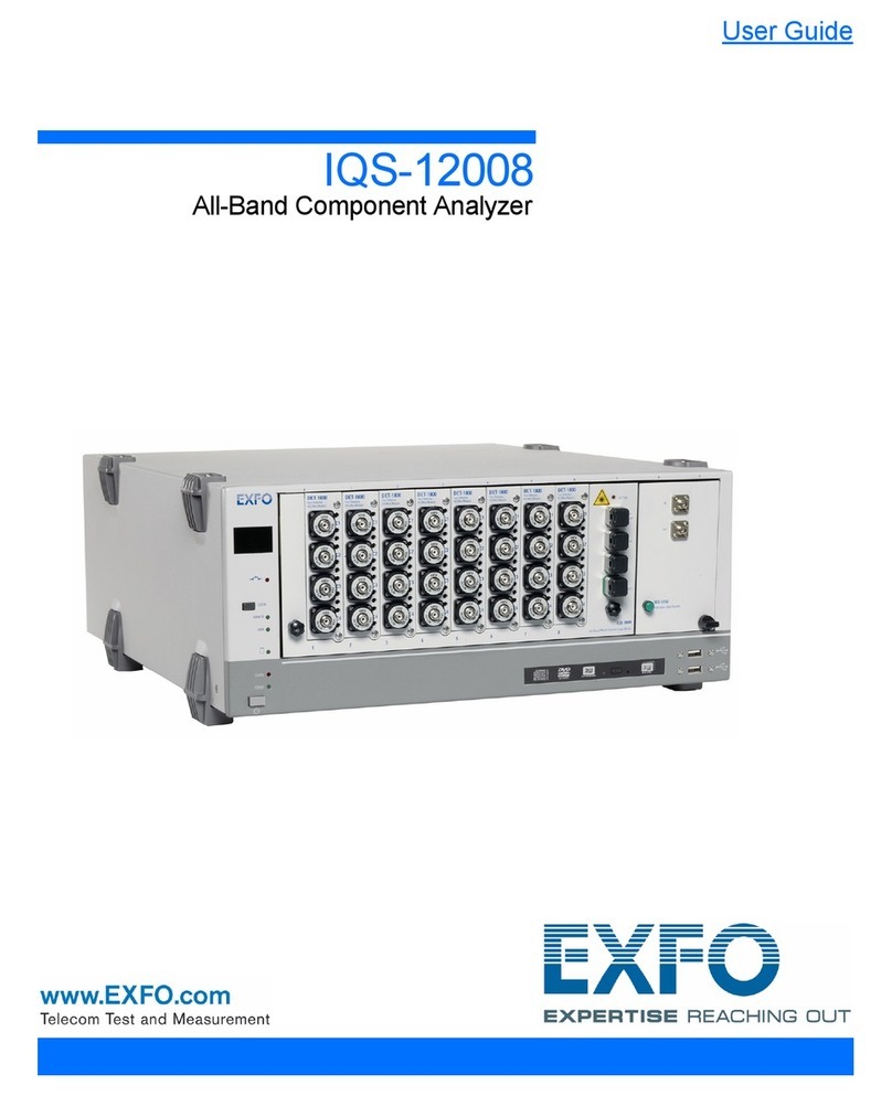 EXFO IQS-12008 User manual