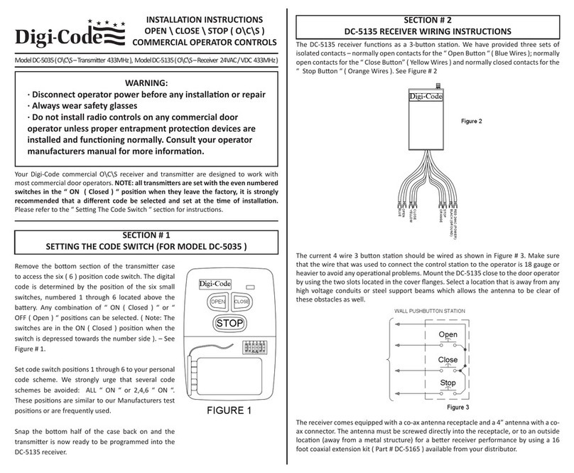 Digi-Code DC-5035 User manual