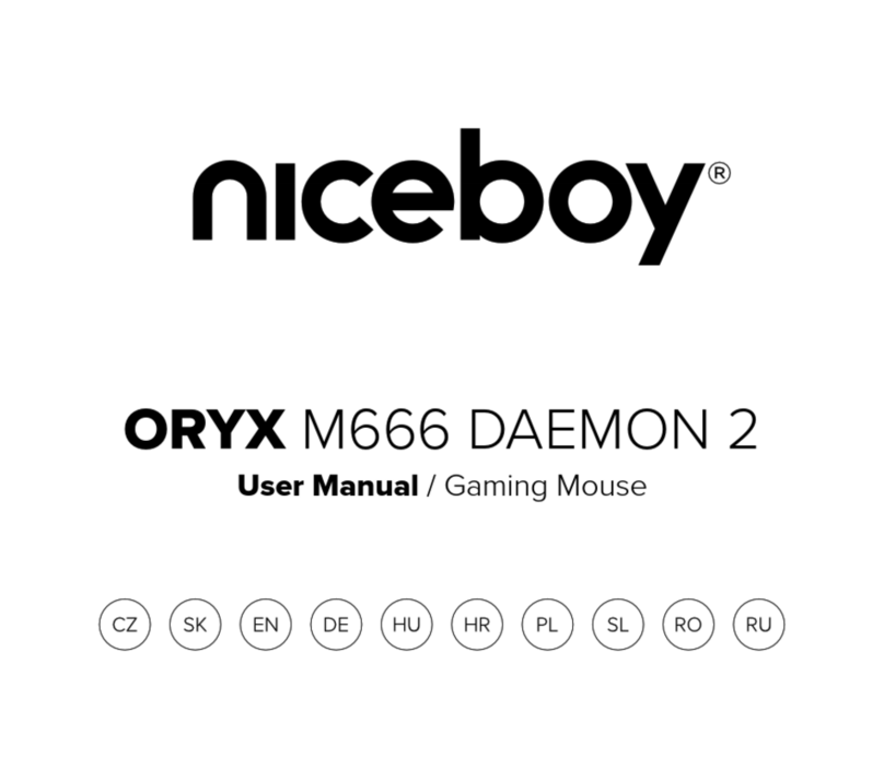 Niceboy ORYX M666 DAEMON 2 User manual