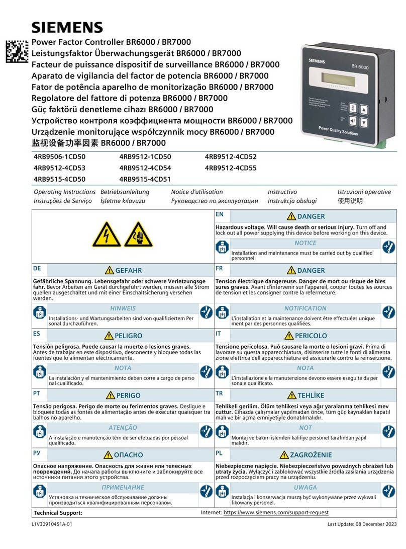 Siemens BR6000 User manual