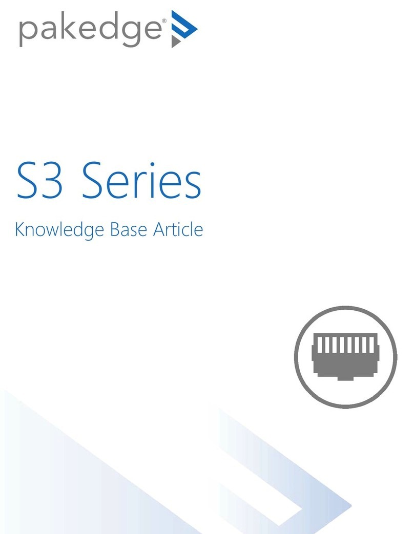 Pakedge S3 Series User manual