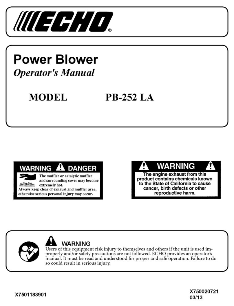Echo PB-252 LA User manual