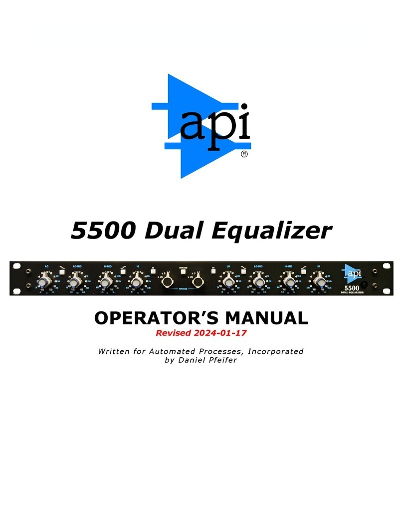 API 5500 User manual