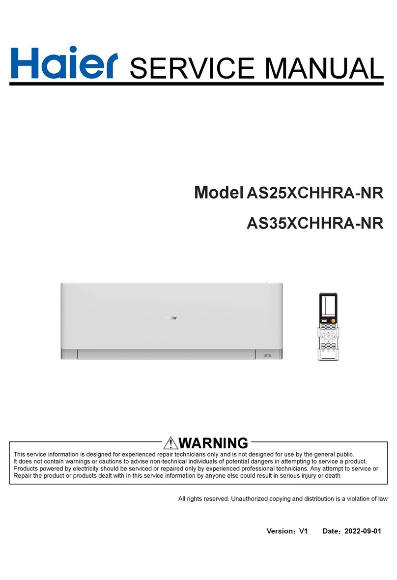 Haier AS35XCHHRA-NR User manual