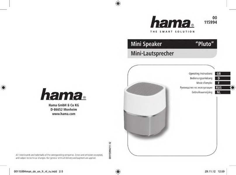 Hama Pluto User manual