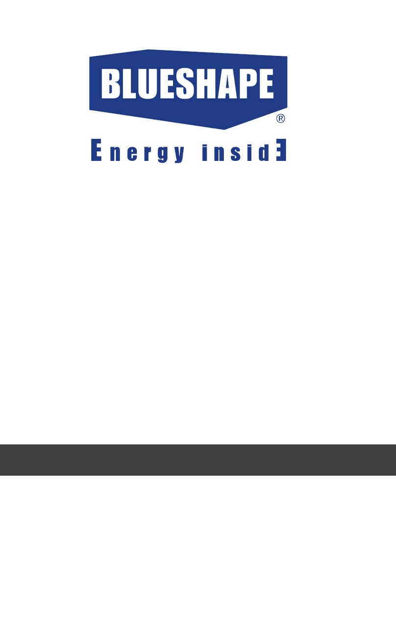 Blueshape CBS8XW User manual