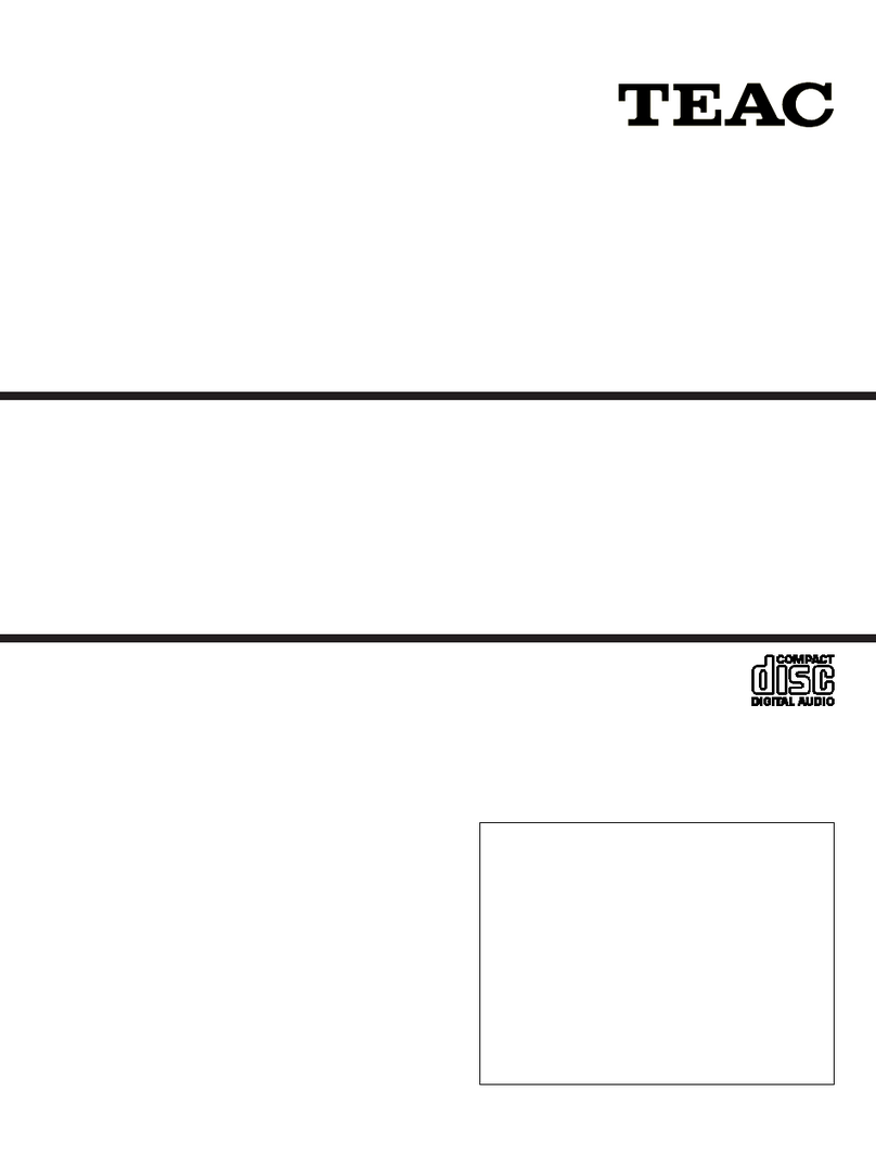 Teac CD-P1450 User manual
