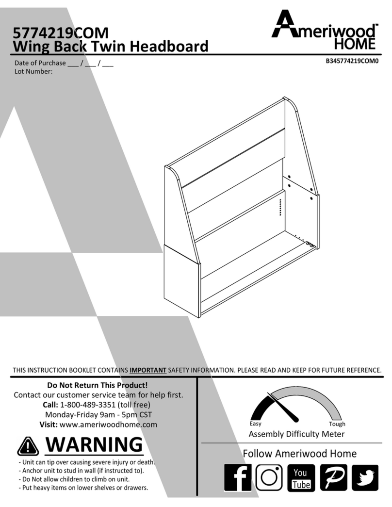 Ameriwood HOME 5774219COM User manual Ameriwood HOME 5774219COM User manual