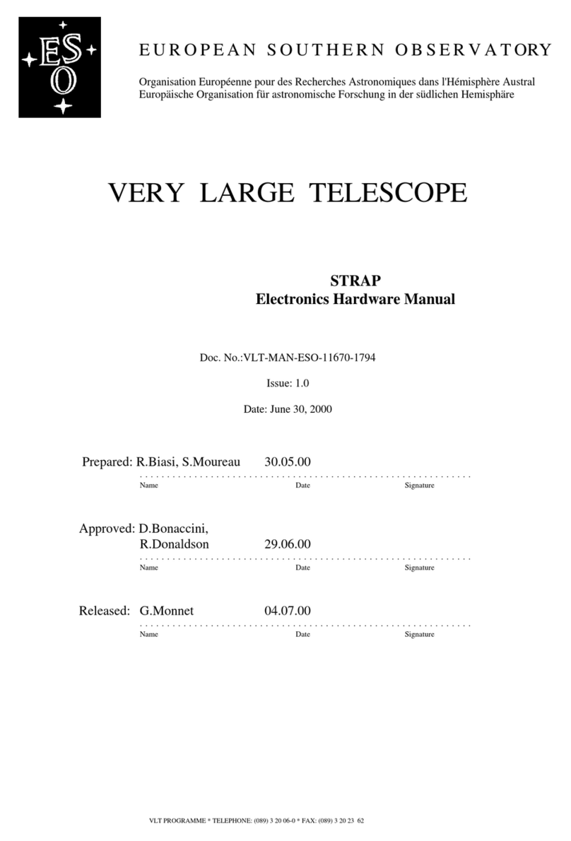 ESO STRAP User manual