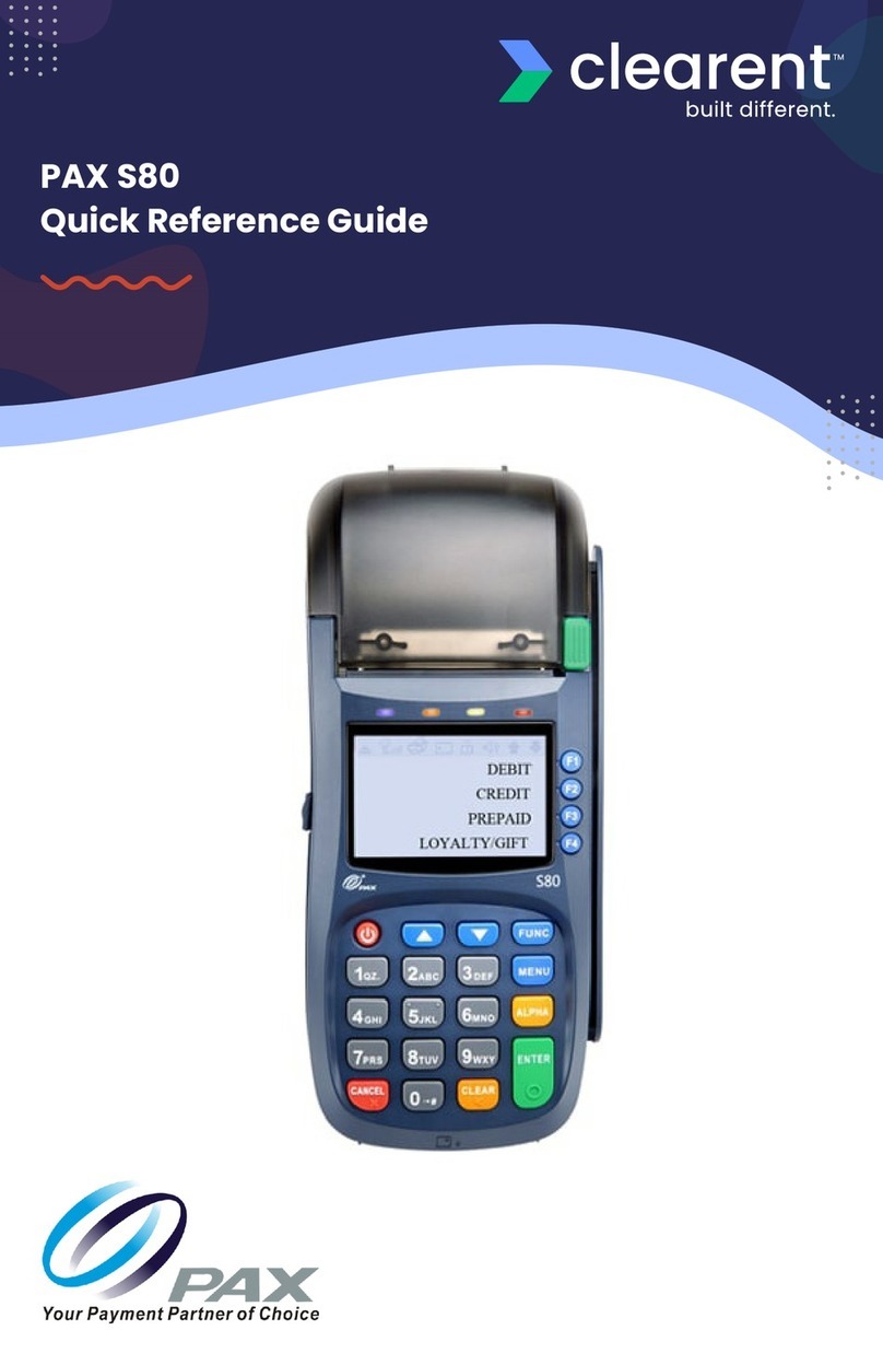 PAX S80 User manual