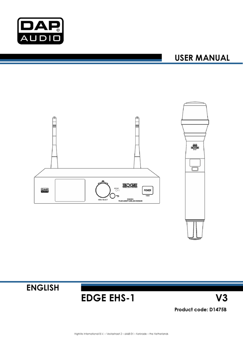 DAPAudio EDGE EHS-1 User manual