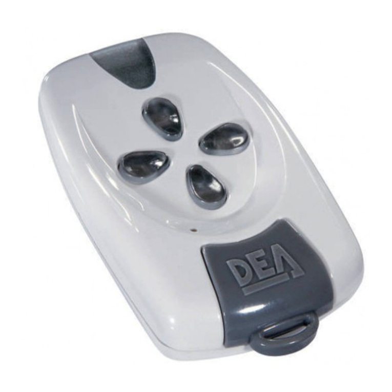 Dea Rolling Code TR2 User manual