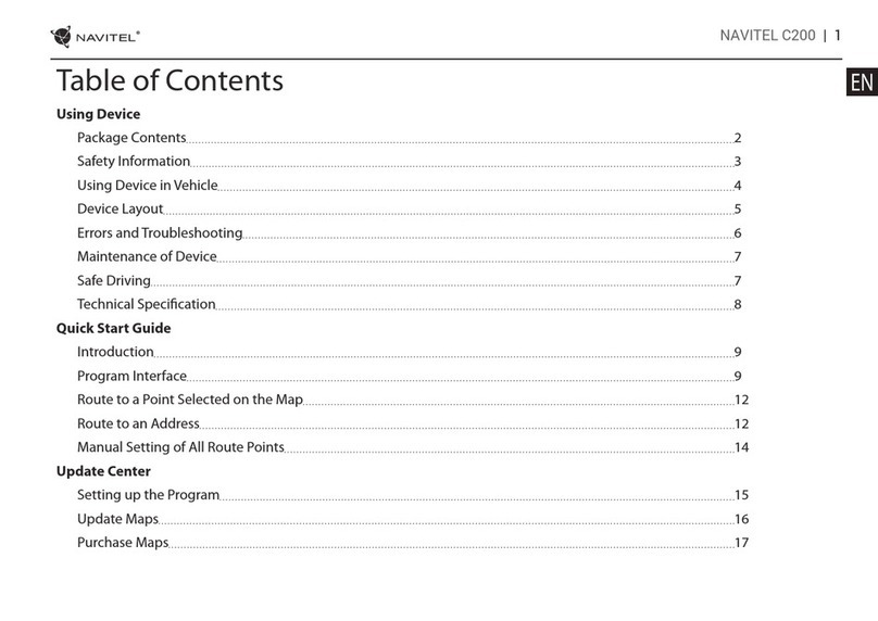 Navitel C200 User manual