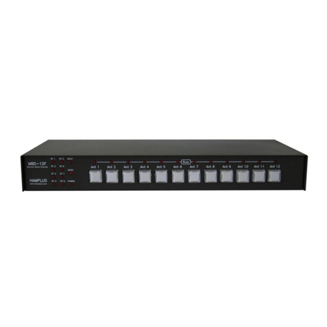 Hamplus MBD-12F User manual Hamplus MBD-12F User manual