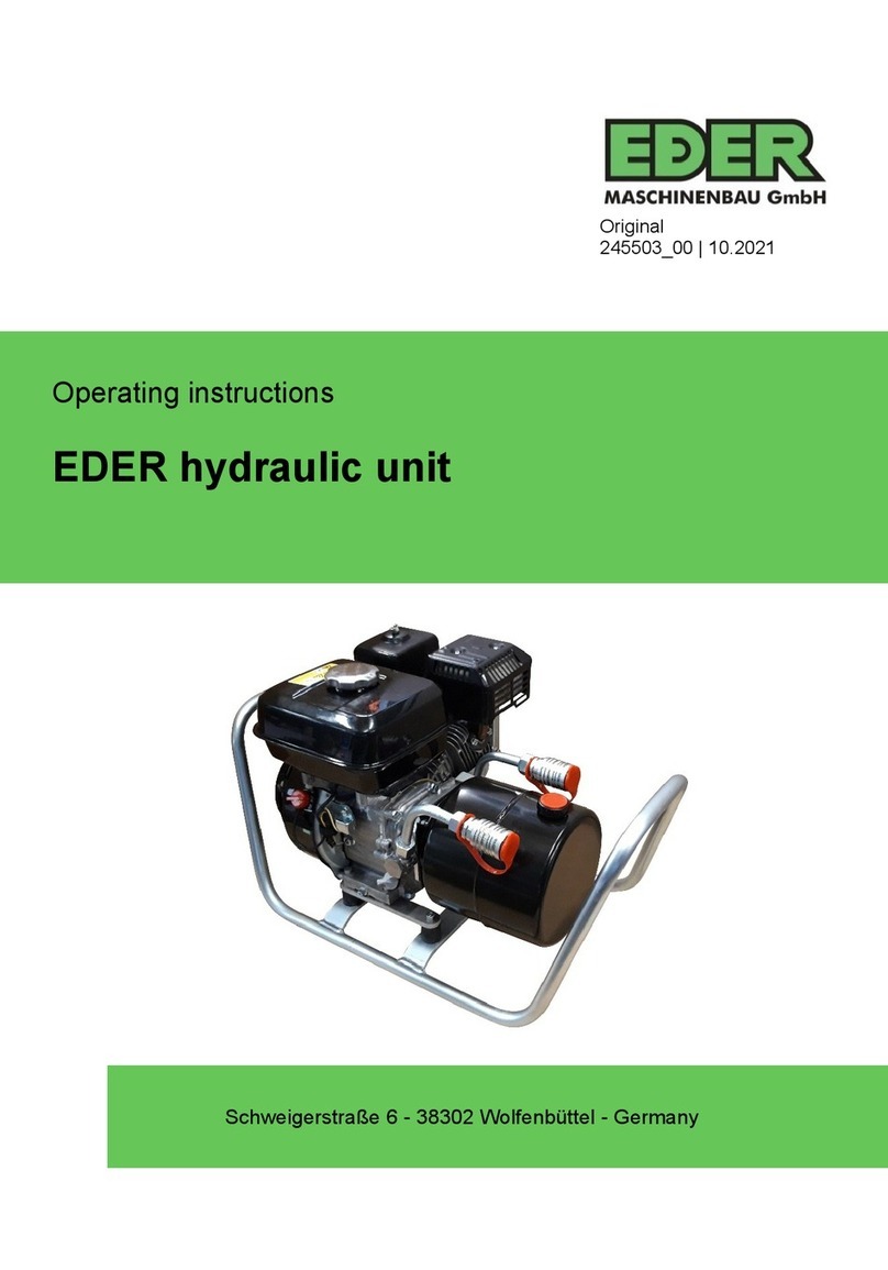 EDER EHA150 User manual