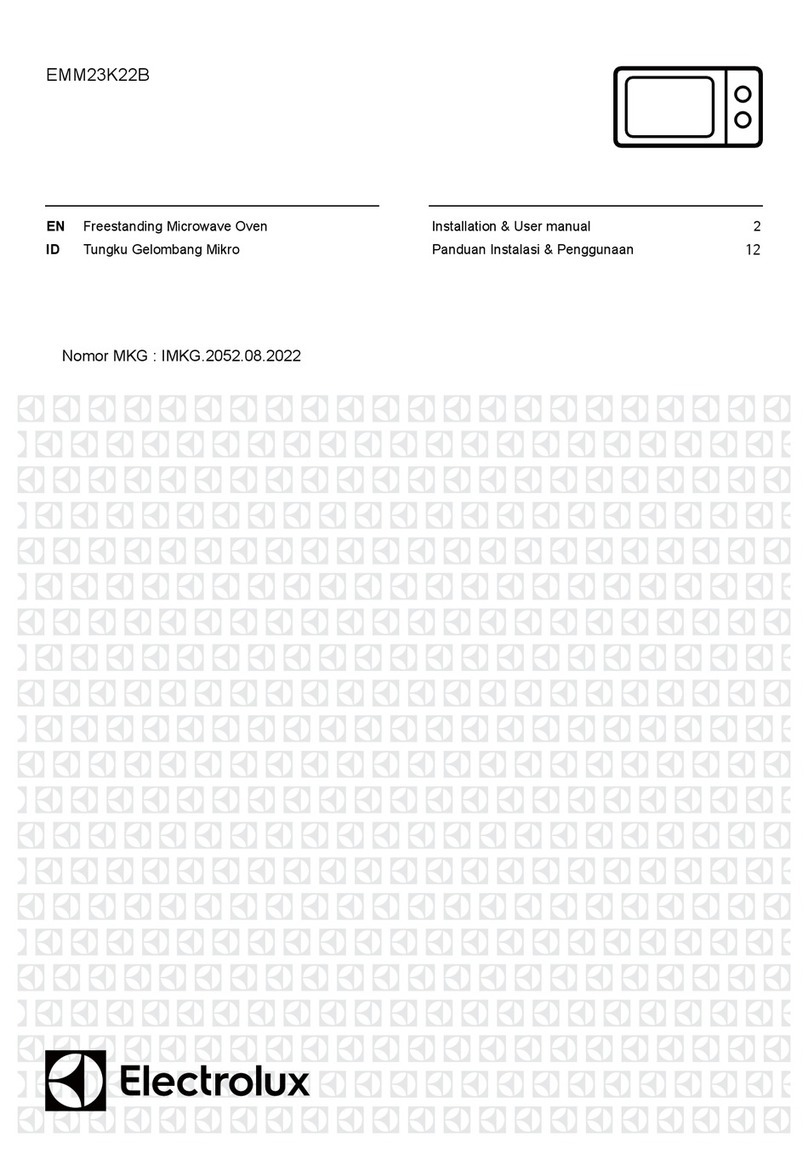 Electrolux EMM23K22B Instruction Manual