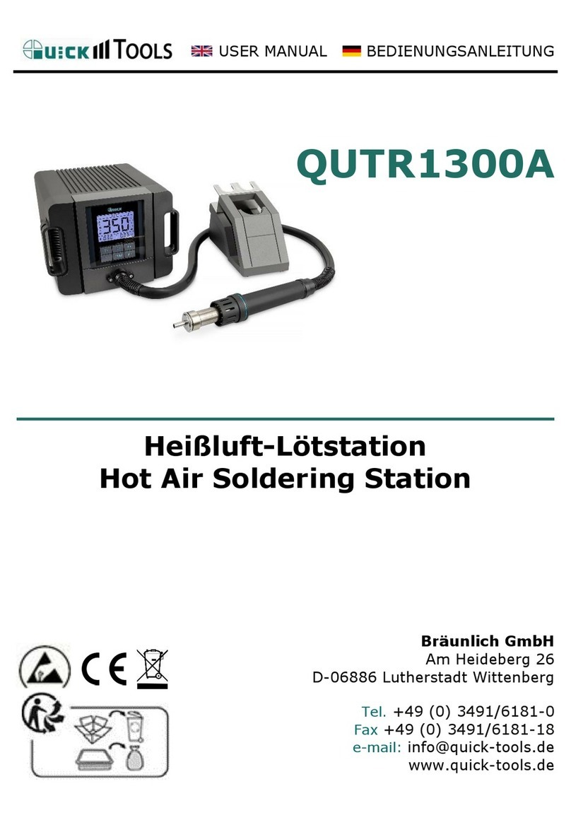 Quick Tools QUTR1300A User manual