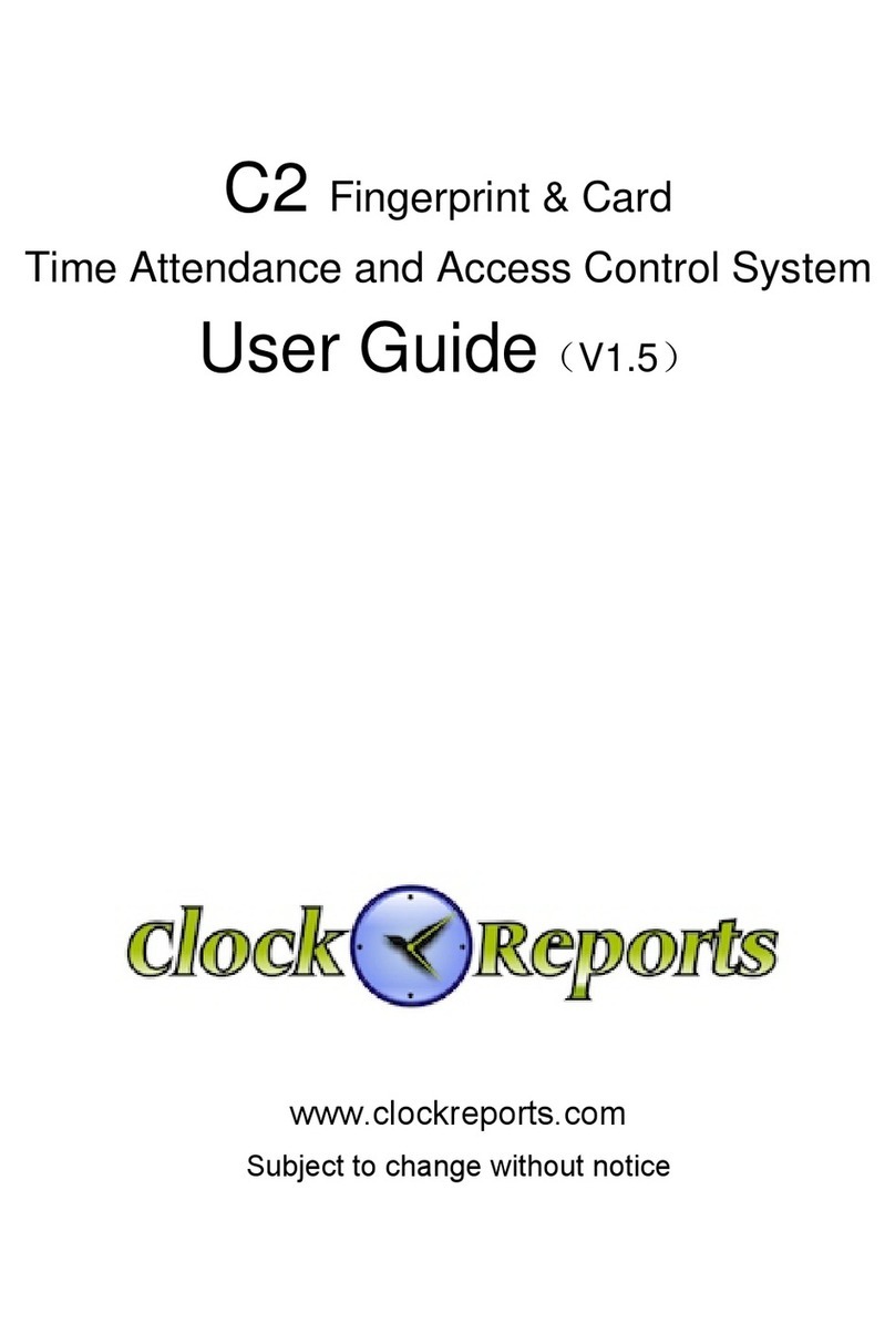 ClockReports C2 User manual