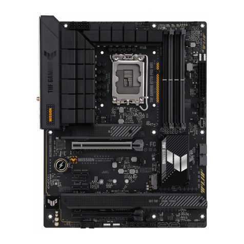 Asus TUF GAMING H770-PRO WIFI User manual